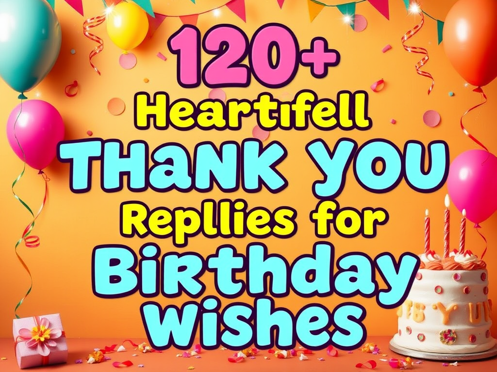 Thank You Replies for Birthday Wishes