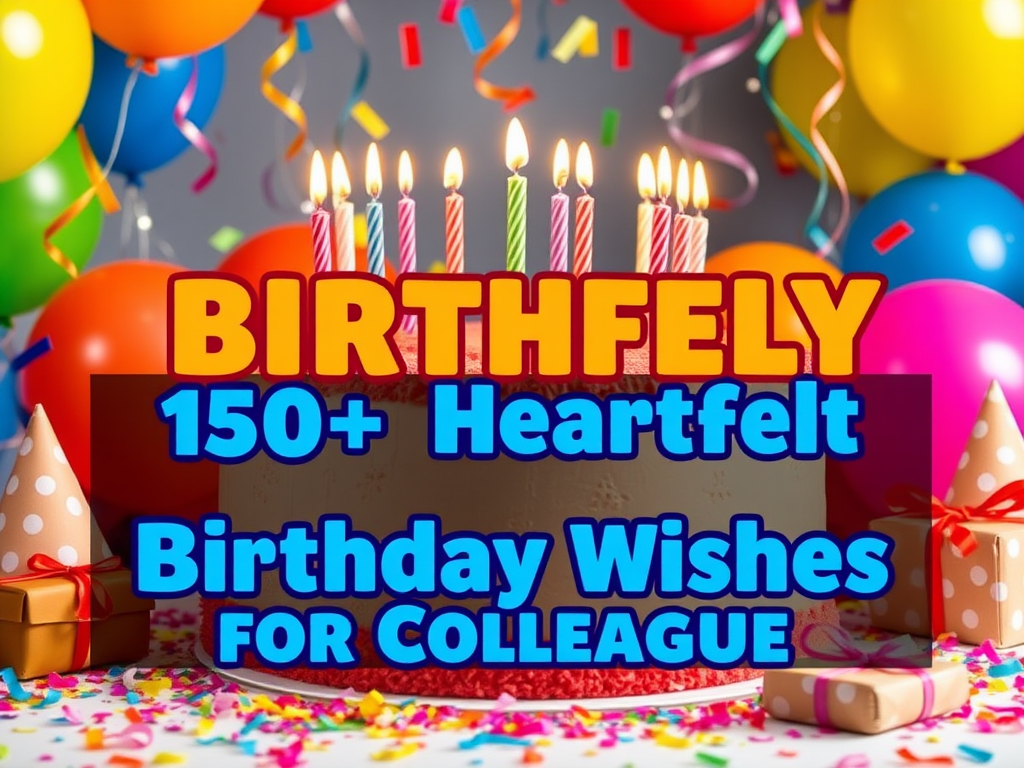 Birthday Wishes for Colleague