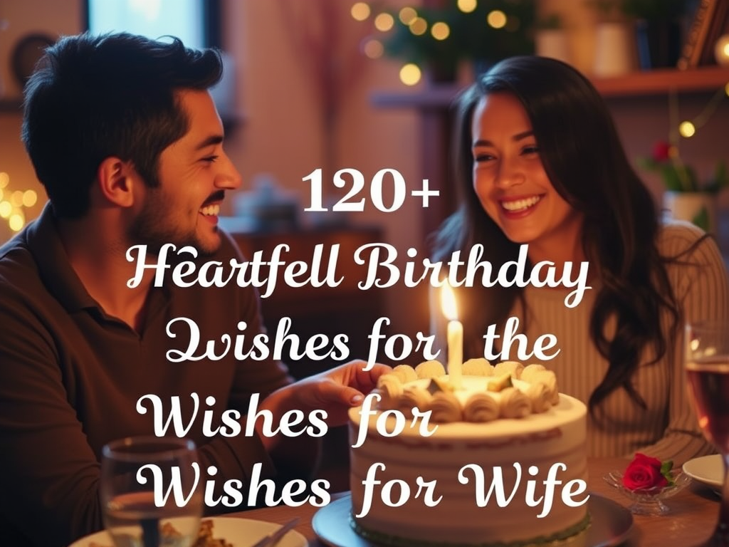 120+ Heartfelt Birthday Wishes for Wife